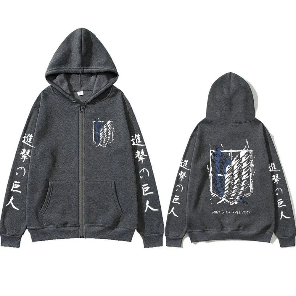 Polera Attack on Titan - Estilo Urbano Premium Legión de Reconocimiento