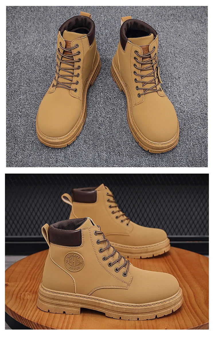 Botas de cuero - unisex estilo timberland