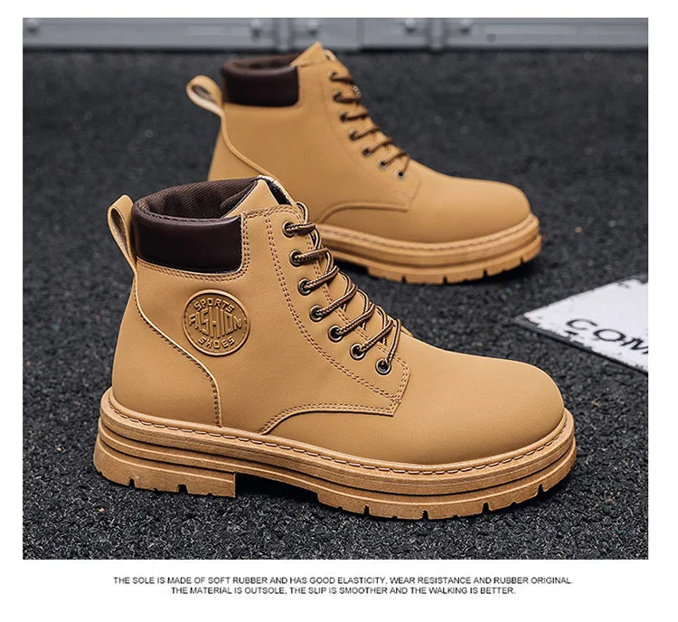 Botas de cuero - unisex estilo timberland