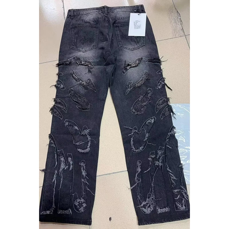 Pantalones Vaqueros Estilo Harajuku