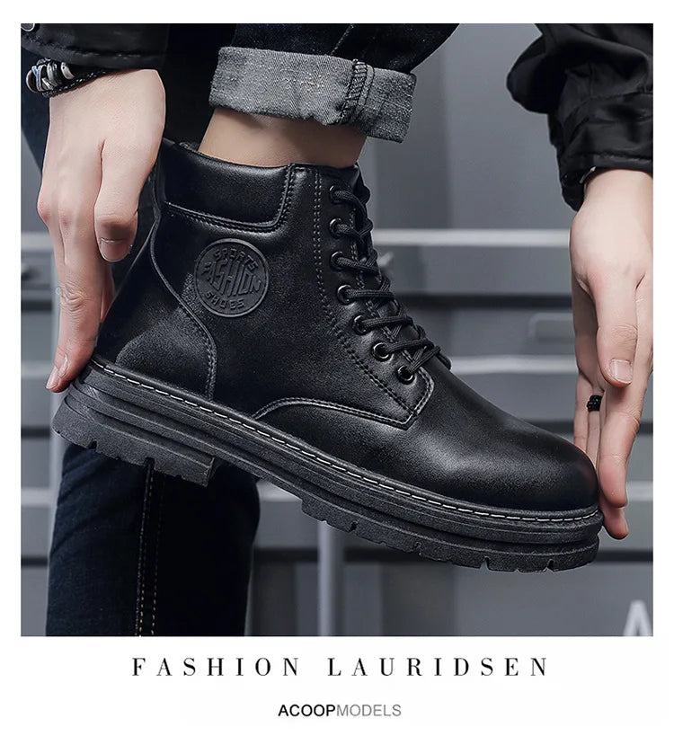 Botas de cuero - unisex estilo timberland