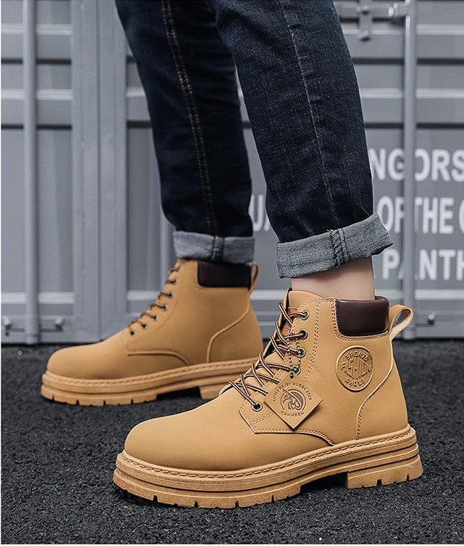 Botas de cuero - unisex estilo timberland