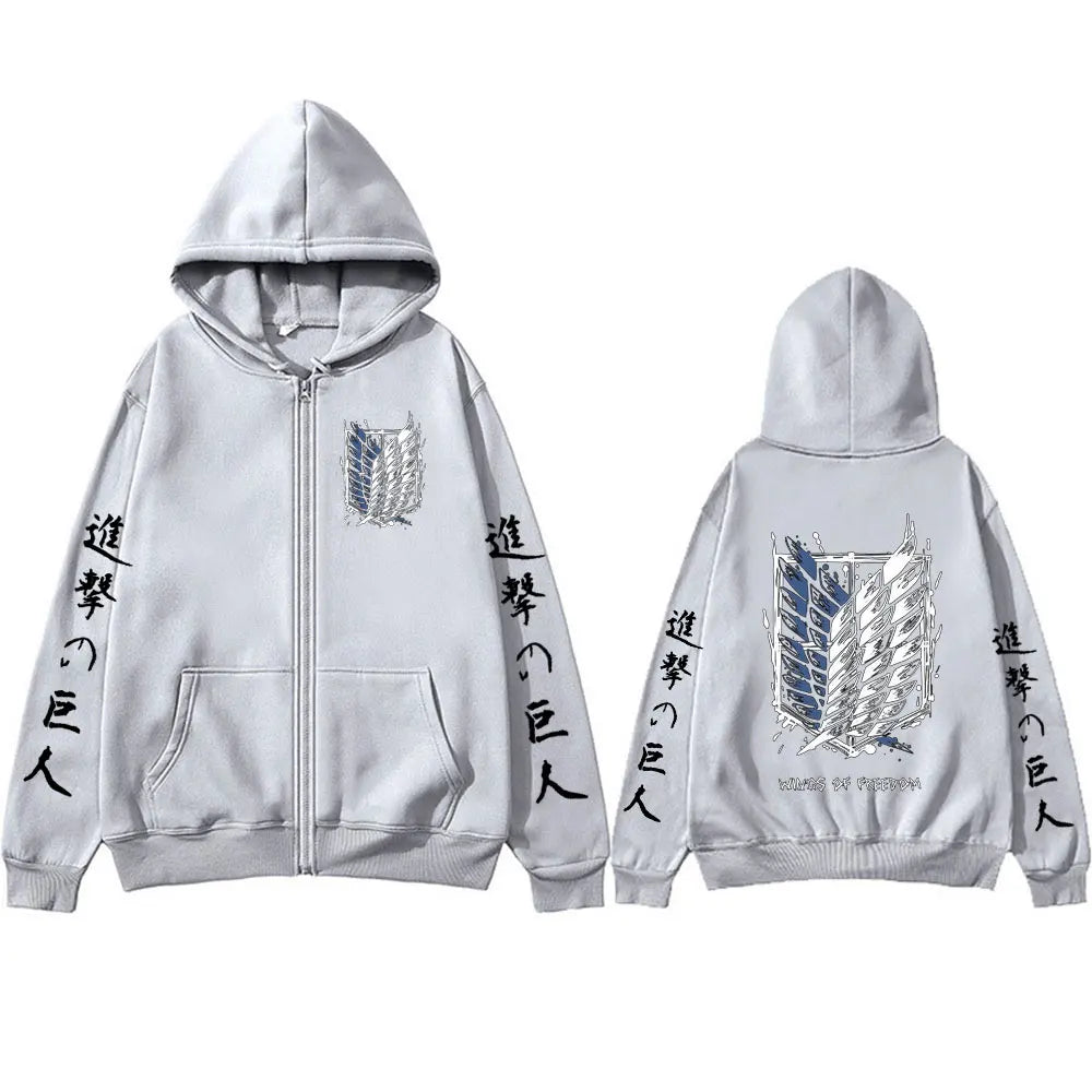 Polera Attack on Titan - Estilo Urbano Premium Legión de Reconocimiento