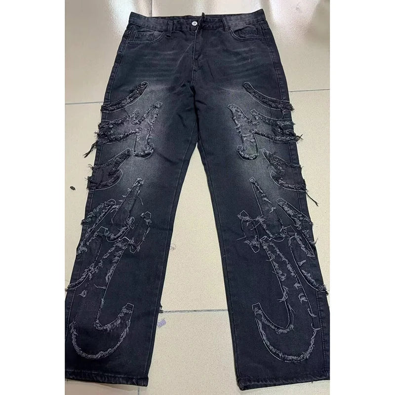 Pantalones Vaqueros Estilo Harajuku