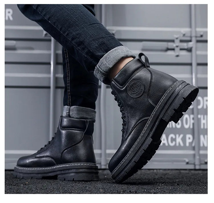 Botas de cuero - unisex estilo timberland
