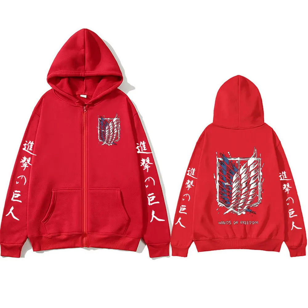 Polera Attack on Titan - Estilo Urbano Premium Legión de Reconocimiento