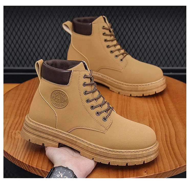 Botas de cuero - unisex estilo timberland