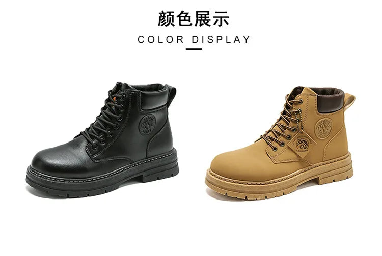Botas de cuero - unisex estilo timberland