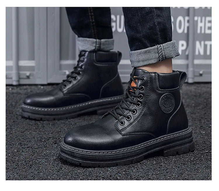 Botas de cuero - unisex estilo timberland