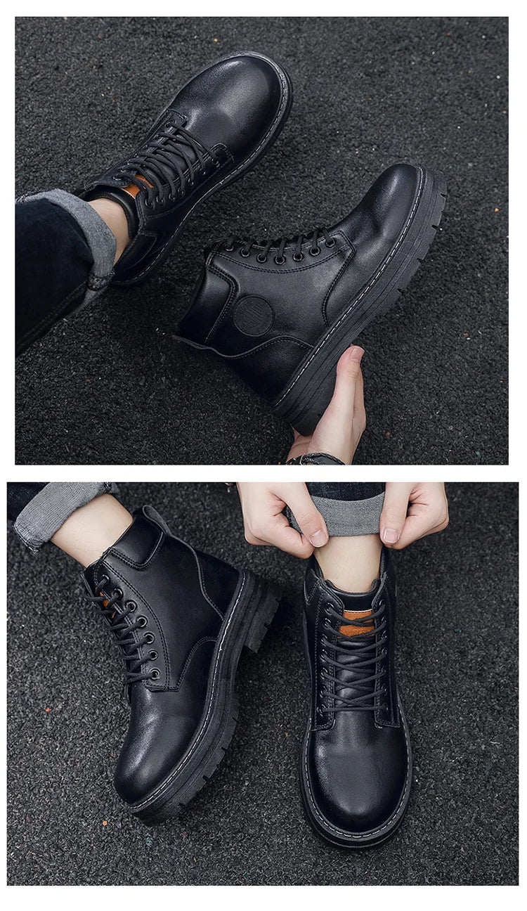 Botas de cuero - unisex estilo timberland