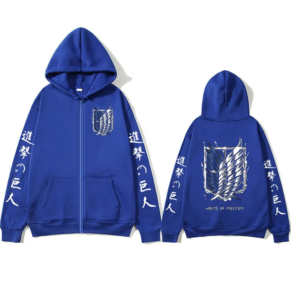 Polera Attack on Titan - Estilo Urbano Premium Legión de Reconocimiento